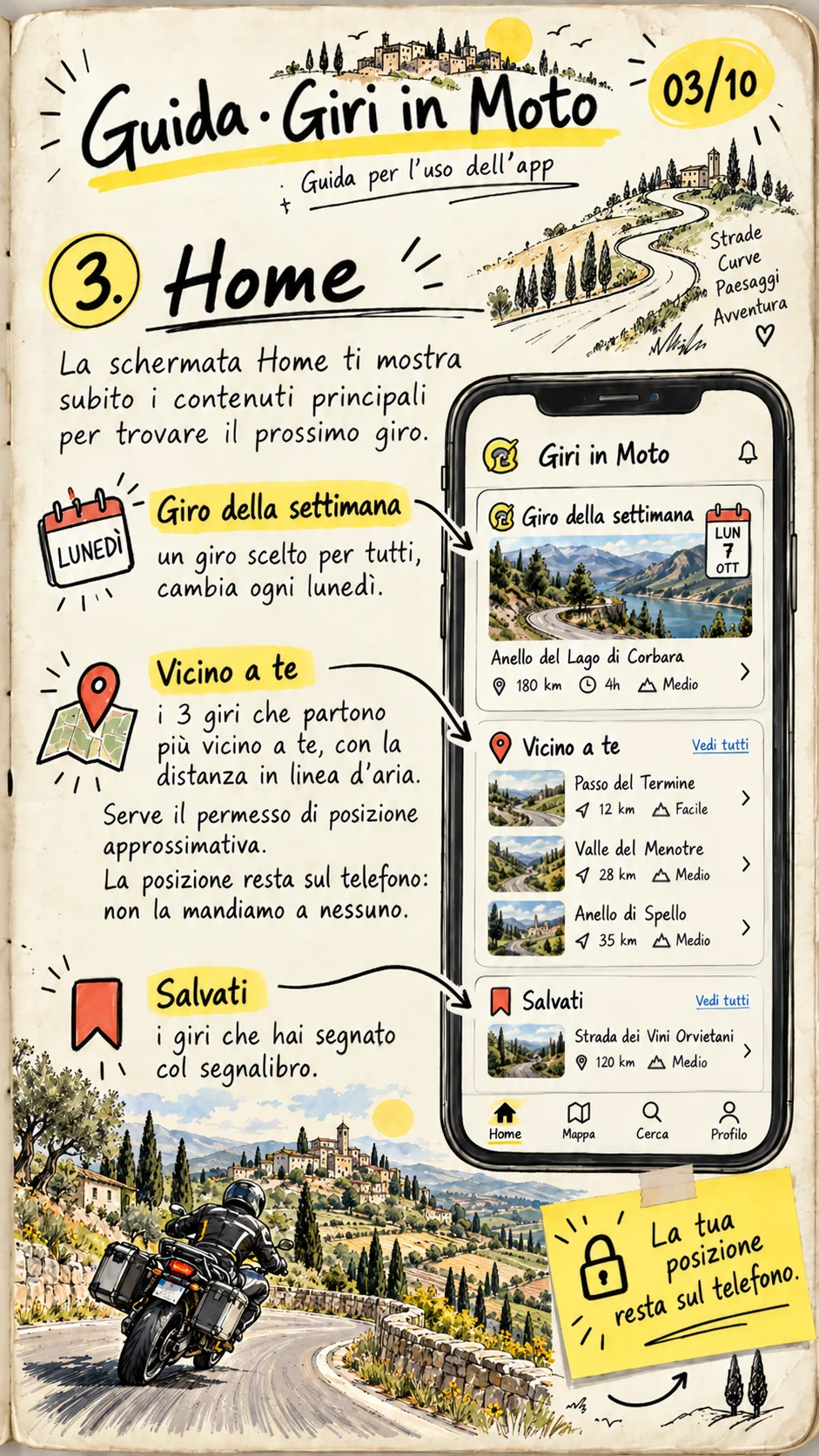 Pagina 3 della guida: Home