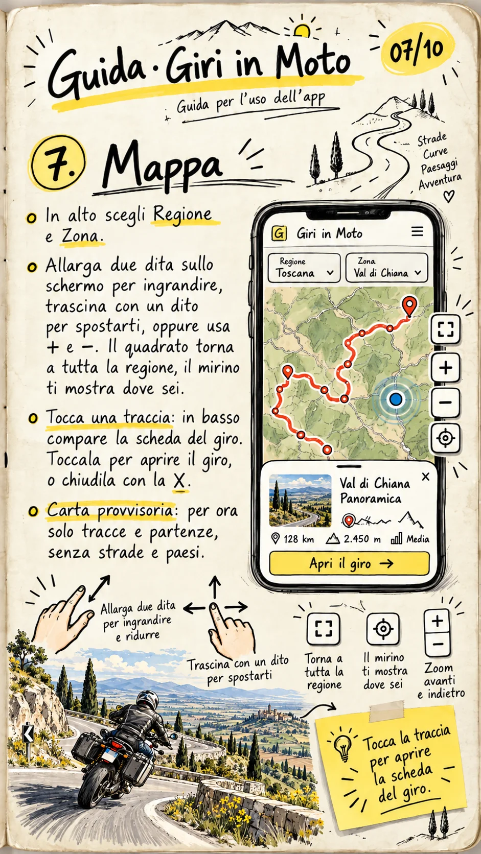 Pagina 7 della guida: Mappa